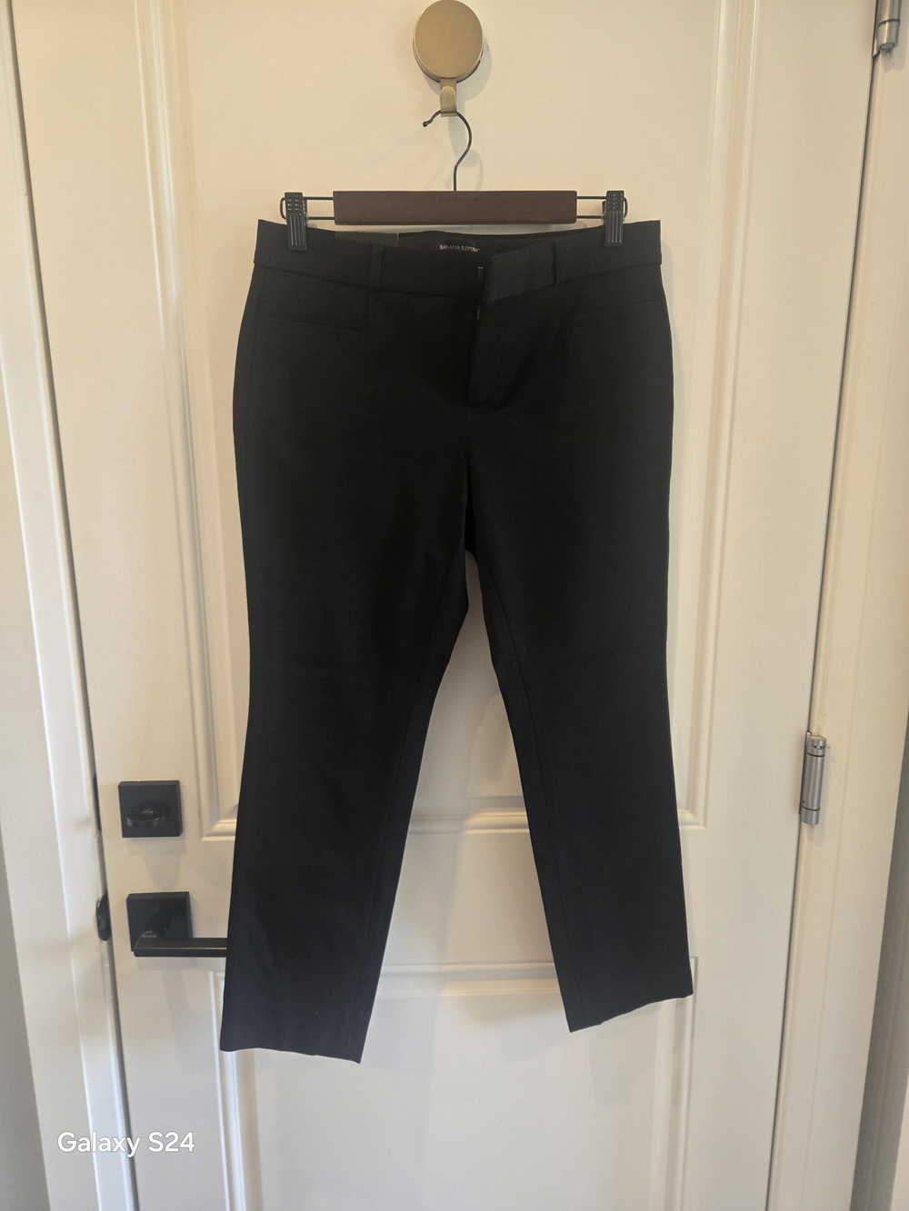 Woman's Black Dress Pants - Classic Straight Leg